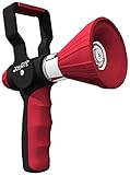 2wayz Garden Hose Spray Nozzle. Spray It All From One Spot! 3/4 Inch Inlet, High Pressure Car Wash Firemen Style Gun Sprayer. Heavy Duty Metal Power Watering Attachment + 3 Rubber washers.