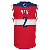 John Wall Washington Wizards #2 Red NBA Youth Revolution 30 Replica Jersey