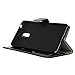 Nokia 6 Case,ANLI [Card Slots and Stand Function] Luxury PU Leather Wallet Flip Protective Case Cover for Nokia 6 Black