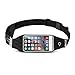 Top Fit Running Belt for Men + Women, Dual Pockets with Touch Screen, Holds All iPhones + Accessories, Completely Comfortable Running Belt for Running or Hiking. New (Dual Bag)