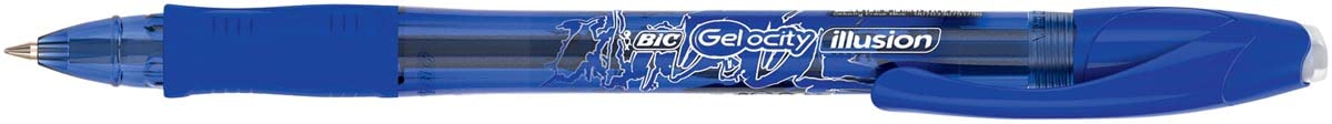 BIC Retractable Gel Pen, Blue, Ambidestru, Medium, 0.3 mm, 1 Unit