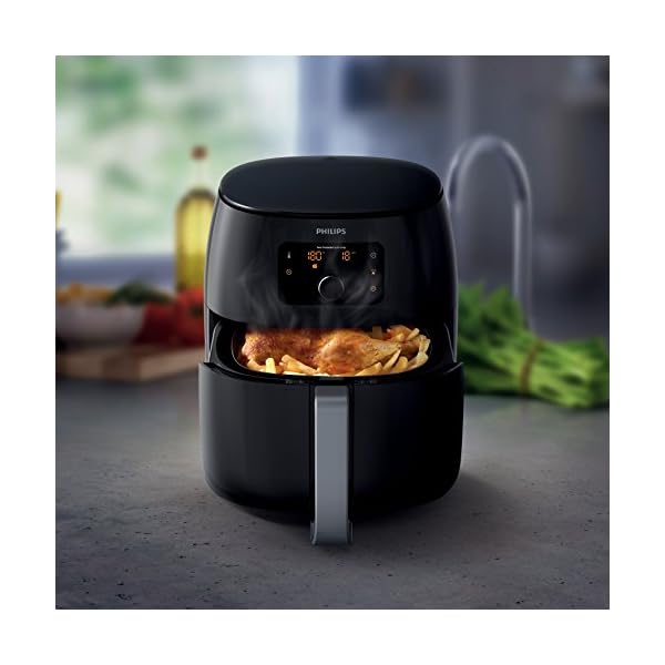 Philips Premium XXL Airfryer - 7.3 Litres, 2225 W, Fat Removal Technology, Recipes (NutriU App), Keep Warm Function…