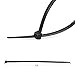 DTOL Cable Ties Assorted Sizes 4+6+8+10+12 Inch Zipties Heavy Duty Plastic Wire Ties UV Resistant Zip Ties Assortment Small Zip Tie Wraps Cord Management for Home, Office, Gardening, 700 Pack Black