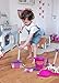 Dazzling Toys Little Girls Just Like Mom Cleaning Set. Set Includes Broom, Dust Brush, Pail and More