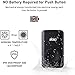 No Battery Required Wireless Doorbell Kit, 1 [Self-Powered] Push Button and 1 Plug-in Receiver, Operating at over 500-feet Range with 58 Chimes, 4 Level Volumey, LED Flash [Black, 2018 Upgraded]