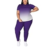 PINSV Plus Size Outfits For Women 2 Piece Sets 1x-5x