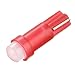 10-Pack 12V,20Lums,AMAZENAR Red T5 / 74 73 2723 2721 1 SMD LED Ceramic for Car Auto Side Wedge Gauge Dashboard Instrument Panel Lights Lamp Ash Tray Light Bulb