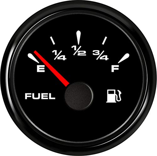 Samdo 240-33ohm Signal Adjustable 7 Color Backlight Digital Fuel Level Gauge Meter 52mm 12V/24V Universal