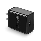UGREEN Fast Charger Quick Charge QC 2.0 Adapter, 18W USB Wall Charger Rapid Charger Compatible for Samsung S9 S8 Plus S7 S6 Edge, Google Nexus 6, LG G4 G5, HTC One M9 (Black)
