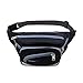 Big Mango Multi-Functional Sports Bag 6 Zipper Pockets Waist Bag Fanny Chest Pack with Pouch for Cell Phone,Small Automatic Umbrella and Personal Stuffs for Both Men and Women Use