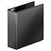 Wilson Jones Heavy Duty D-Ring View Binder, 3 Inch, 8.5 Inch x 11 Inch Sheets, Customizable, Black (W385-49B)