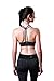 QUEENIEKE Women's Light Support Double-T Back Wirefree Pad Yoga Sports Bra Size M Color Dark Navy