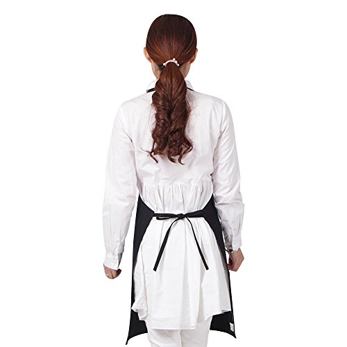 100% Cotton Cooking Kitchen Aprons Restaurant Apron for Women Men Chef,Waterproof Kitchen Apron with Big Pockets Adjustable Bib for Cooking, Crafting, Gardening Restaurant 5 Color
