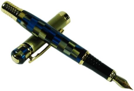 Kaigelu 336 Fountain Pen Multi Color Celluloid Blue Pen M Nib
