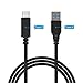 WEme USB 3.0 Type C to Standard Type A Male Charge & Data Cable 3.28ft/1m for USB-C Devices, Apple New MacBook, ChromeBook Pixel, Nokia N1 Tablet, Mobile Phones