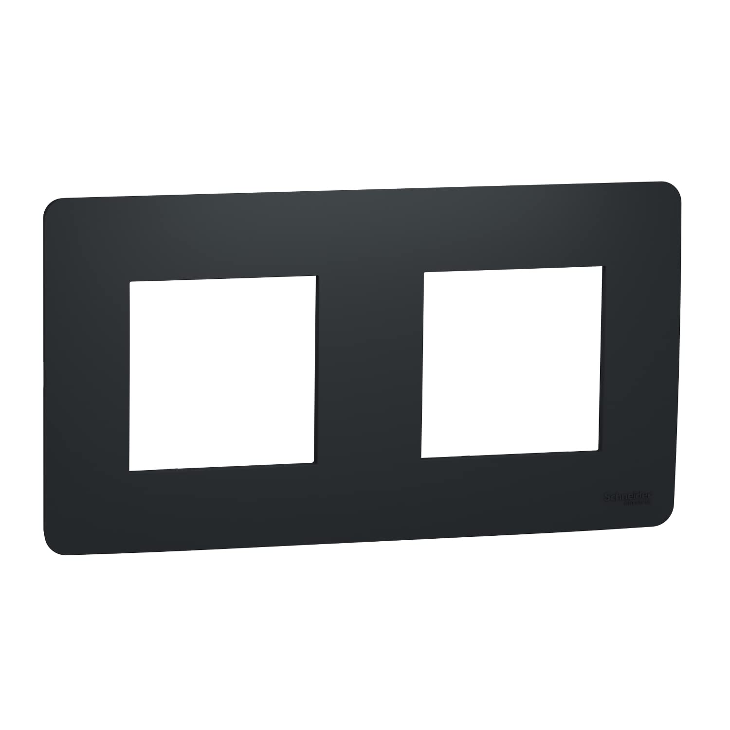 Schneider Electric NU200454 Frame with 2 Elements Studio Anthracite