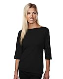 Tri-Mountain Women's Cypress Jersey 3 4 Sleeve Boat Neck Knit Shirt (4 Colors)