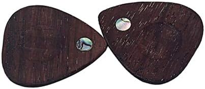 Alnicov 2Pcs rosewood Wooden Guitar Picks - Image 5