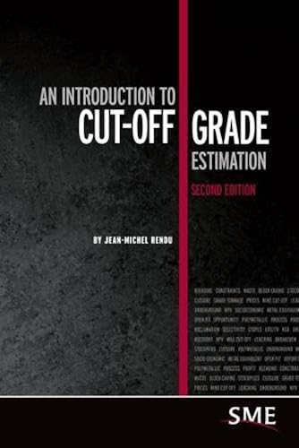 Download An Introduction to Cut-Off Grade Estimation PDF