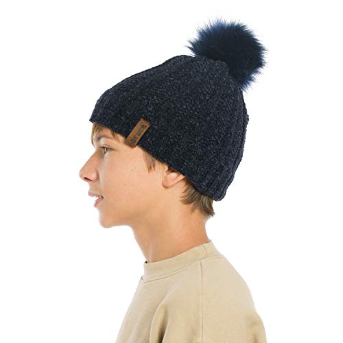 image for ViGrace Kids Winter Warm Fleece Lined Hats Infant Toddler Children Bea