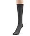 Silky Toes Men's Cotton Dress Crew Socks - Multi Pack (13-15, Black/ Dusk Blue/ Beige/ Burgundy/Navy/ Grey- Rib (6 Pairs))