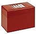 C.R. Gibson Recipe Card File Box, Comes With 40 4'' by 6'' Blank Recipe Cards, 6.5'' W x 4.75'' L x 4.25'' H