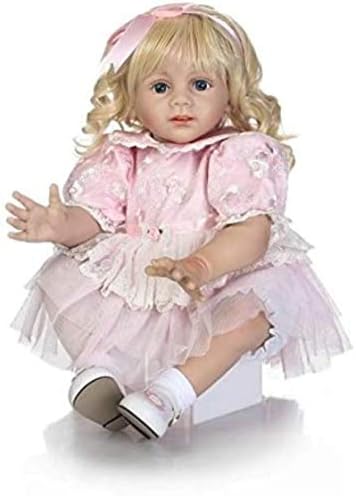 贈答品 Reborr Ronrorn幼児甘い女の子人形ロングブロンドヘア23インチ55cmシリコン赤ちゃん女の子子供子供の日