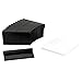 Romanoff Magazine File Slip-on Label Holders 1 3/4 inches X 3 1/4 inches Black 12 per Package