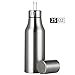 Oil & Vinegar Dispenser - WeHome Stainless Steel Olive Oil/Vinegar/Sauce Cruet,Essential Oil Bottle Edible Oil Container Pot,25 oz/750ML,Leak-proof with Pouring Spout