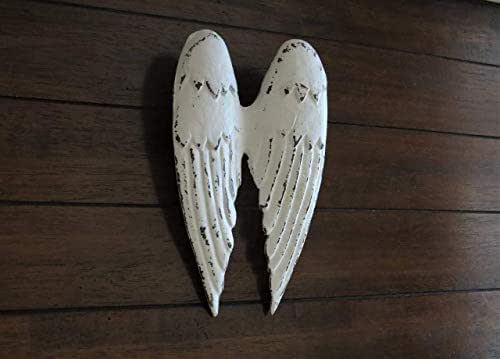 Angel Wings Cast Iron Metal Wall Art Antique