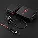 G-Cord Bluetooth 4.1 Wireless Sport Headphones, Level IPX7 Waterproof Earbuds with Microphone, Hands-Free Calling, Switchable Sound Effects and Carrying Case