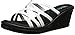 Skechers Cali Women's Rumblers-Social Butterfly Wedge Sandal,White,7 M US