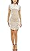 Dreamtravel Womens Short Sleeve Turtleneck Velvet Mini Bodycon Pencil Dress