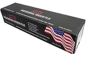 HIDNY Window Tint Car Film 24"Inx100'Ft Nano Carbon 2-Ply Centurion with 3% VLT -Clear Polyester Privacy Window Tint for Home Blocks UV/IR Rays, Heat & Glare- Laminate Adhesive with Lifetime Color Stability