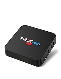 CAJA de Android qacqoc MX Pro Amlogic S905 circuito integrado [1G   8G] Android 5.1 Lollipop OS Android BOX Quad Core 4 K con HDMI WIFI DLNA Smart Android BOX