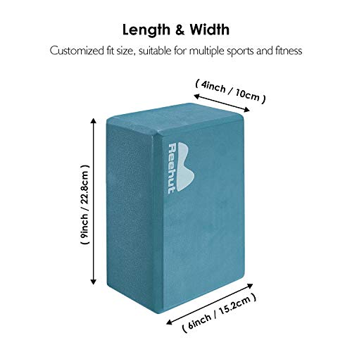 REEHUT-Yoga-Block-1or-2-pcs-High-Density-EVA-Foam-Block-to-Support-Deepen-Poses-Improve-Strength-Aid-Balance-Flexibility-Lightweight-Odor-Resistant-Moisture-Proof