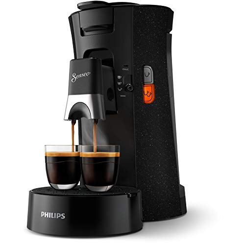 PHILIPS Senseo Select Kaffeepadmaschine, Schwarz, 3 Spezialitäten