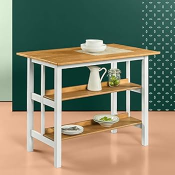 Amazon.com - Casual Home Kitchen Island with Solid ...