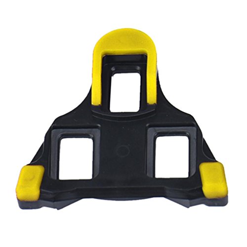 HighlifeS Road Bike Cleats Float Self-locking Cycling Pedals Cleat For Shimano SH11 SPD-SL System Shoes (Yellow)