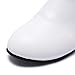 Blivener Women's Casual Knee High Riding Boots Pull on White US 10