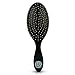 Hair Brush with Mirror by Beautify Beauties for All Hair Types, Wet or Dry, For All Ages, with Mirror on Back (Black)