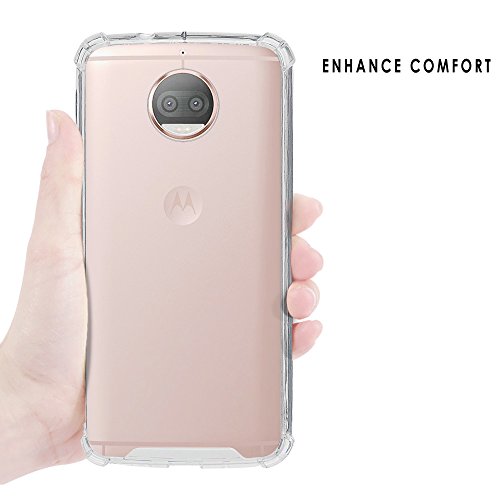 Moto G5S Plus Case, Beyondcell transparent Clear Hybrid Bumper Case Cover Motorola Moto G5S Plus (Parasailing) - Thumbnail 2