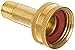Anderson Metals 07420-1206 Brass Garden Hose Fitting, Swivel, 3/4