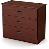 South Shore Smart Basics 3-Drawer Chest (Royal Cherry)