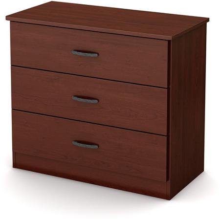 South Shore Smart Basics 3-Drawer Chest (Royal Cherry)