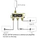 ANTOP Low-Loss 3 Way Coaxial Splitter for TV Antenna and Satellite 18K Gold-Plated Chassis 2GHz - 5-2050MHz All Port DC Power Passing