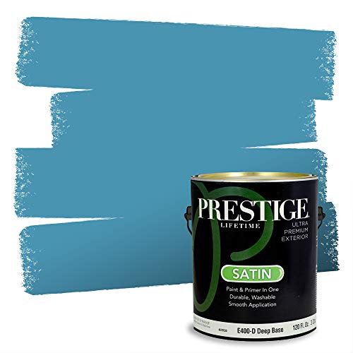 PRESTIGE Paints Exterior Paint and Primer in One, 1 Gallon, Satin, Splashed