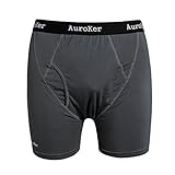 AuroKer Men's Boxer Briefs Breathable Bamboo Fiber Trunks Underwears Men