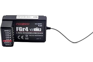 Goolsky Flysky FS-FGR4 Receiver 2.4Ghz 4CH AFHDS3 for Flysky Noble FS-NB4 Transmitter