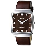 Invicta Men's 5132 Slim Collection Square Brown Leather Watch